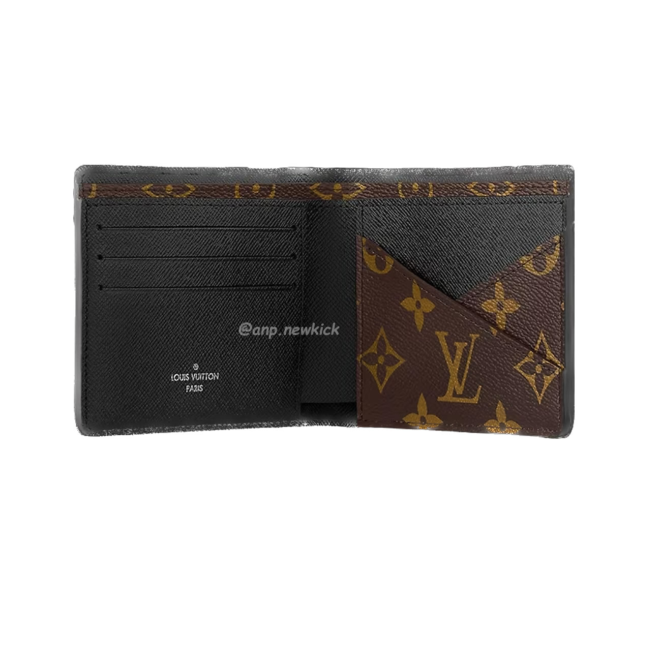 Louis Vuitton Wallet Monogram Multiple Brown Black M69408 (5) - newkick.vip