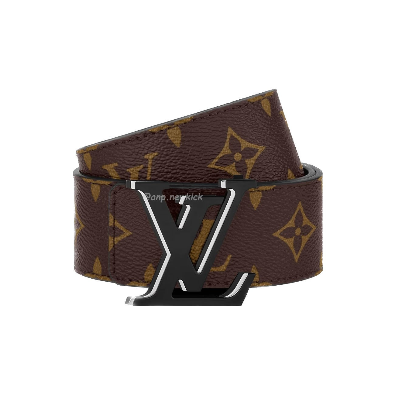 Louis Vuitton Lv Skatepark 40mm Reversible Belt Monogram Eclipse Black M8263q (1) - newkick.vip