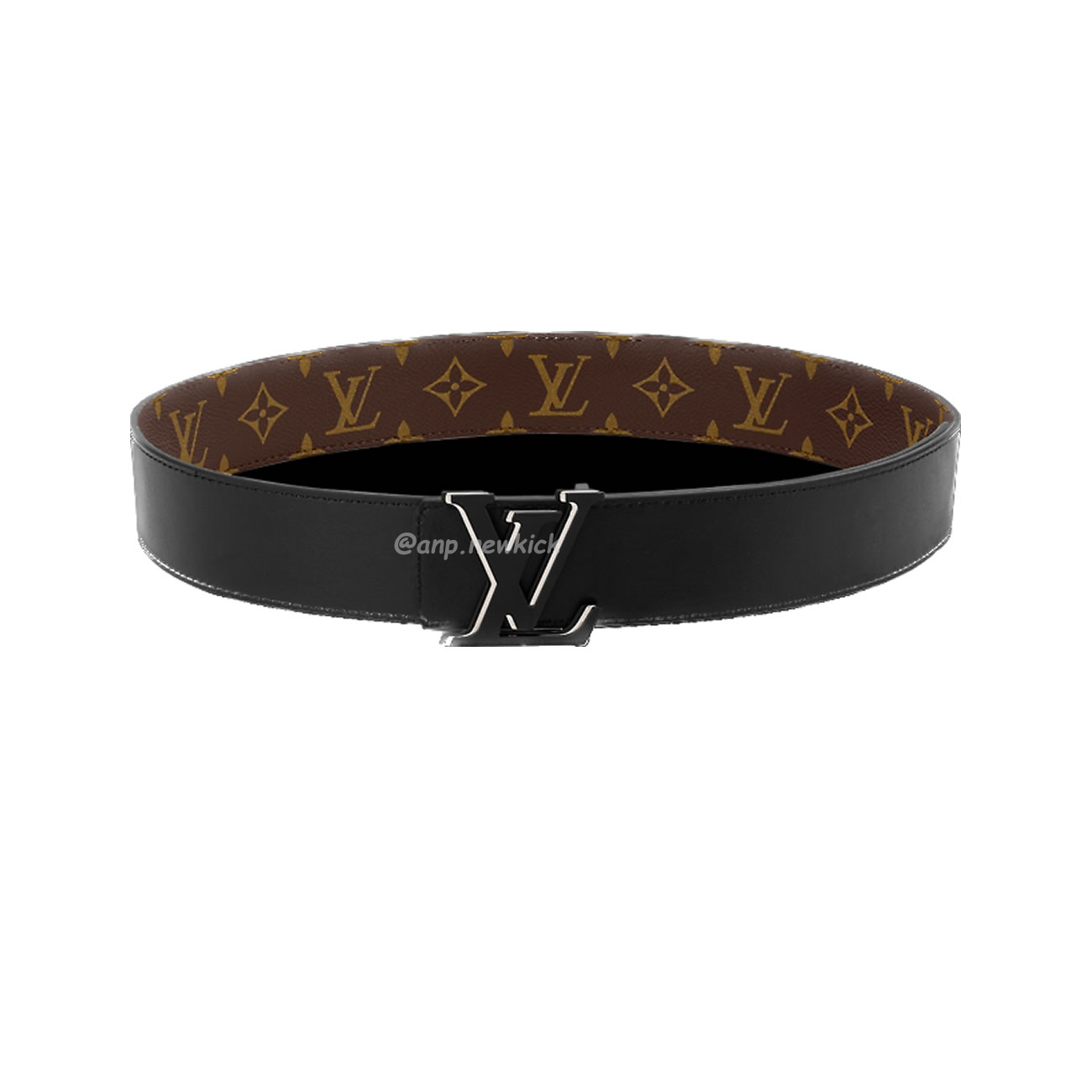 Louis Vuitton Lv Skatepark 40mm Reversible Belt Monogram Eclipse Black M8263q (3) - newkick.vip