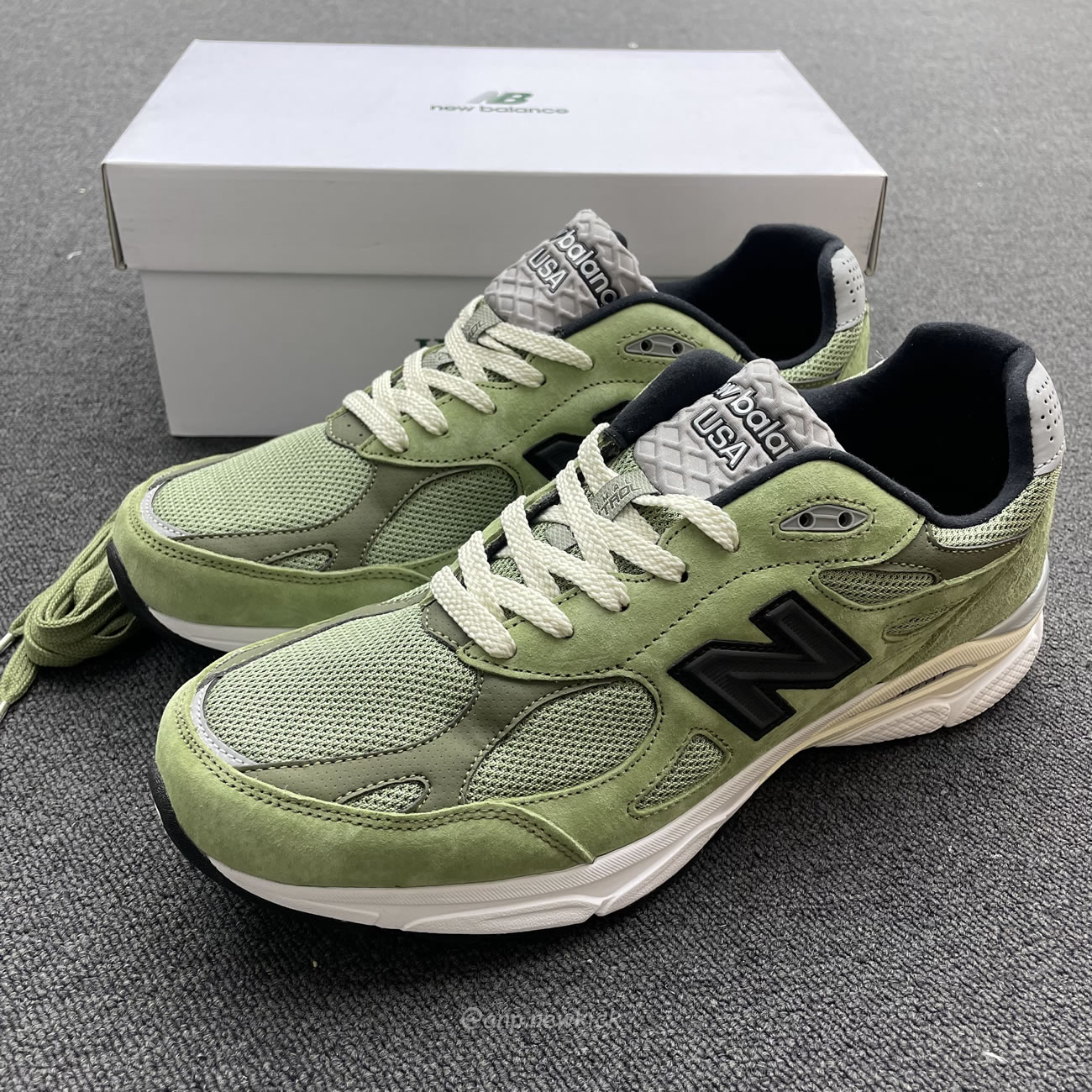 New Balance 990v3 Miusa Jjjjound Olive M990jd3 (10) - newkick.vip