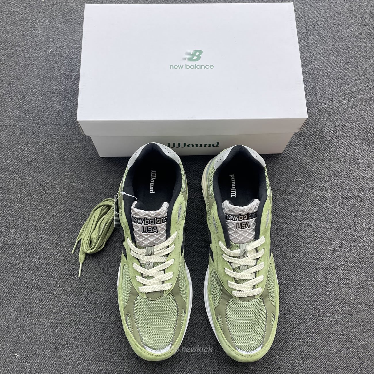 New Balance 990v3 Miusa Jjjjound Olive M990jd3 (3) - newkick.vip