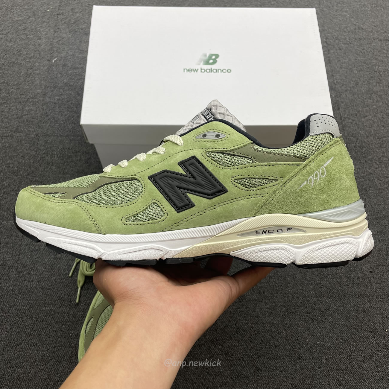 New Balance 990v3 Miusa Jjjjound Olive M990jd3 (5) - newkick.vip