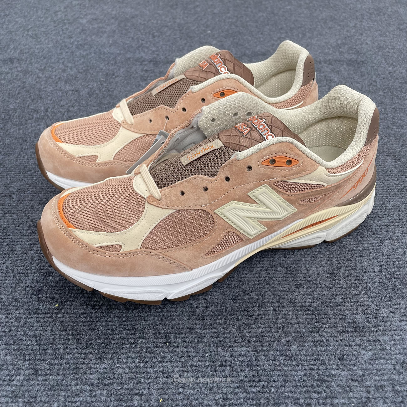 New Balance 990v3 Miusa Size Exclusive Orange Cream M990sz3 (5) - newkick.vip