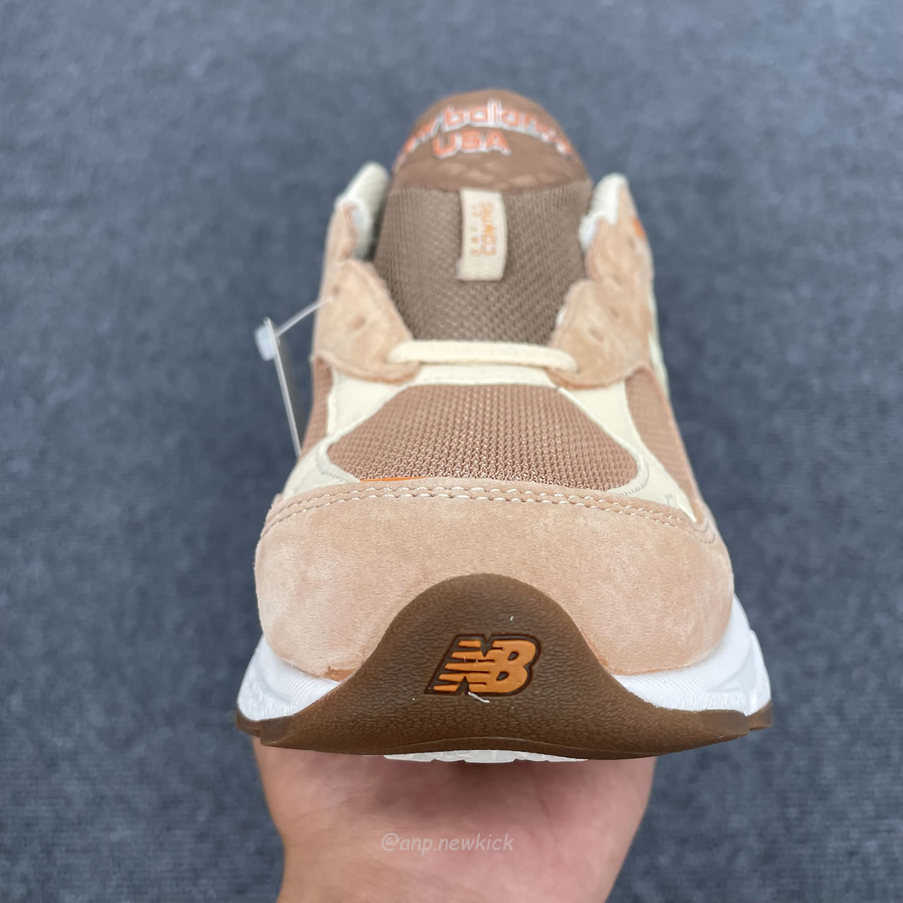 New Balance 990v3 Miusa Size Exclusive Orange Cream M990sz3 (8) - newkick.vip