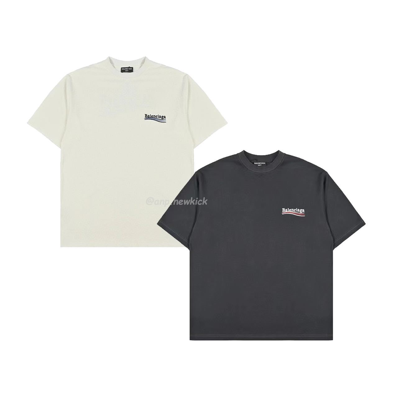 Balenciaga Political Campaign Logo T Shirt (1) - newkick.vip