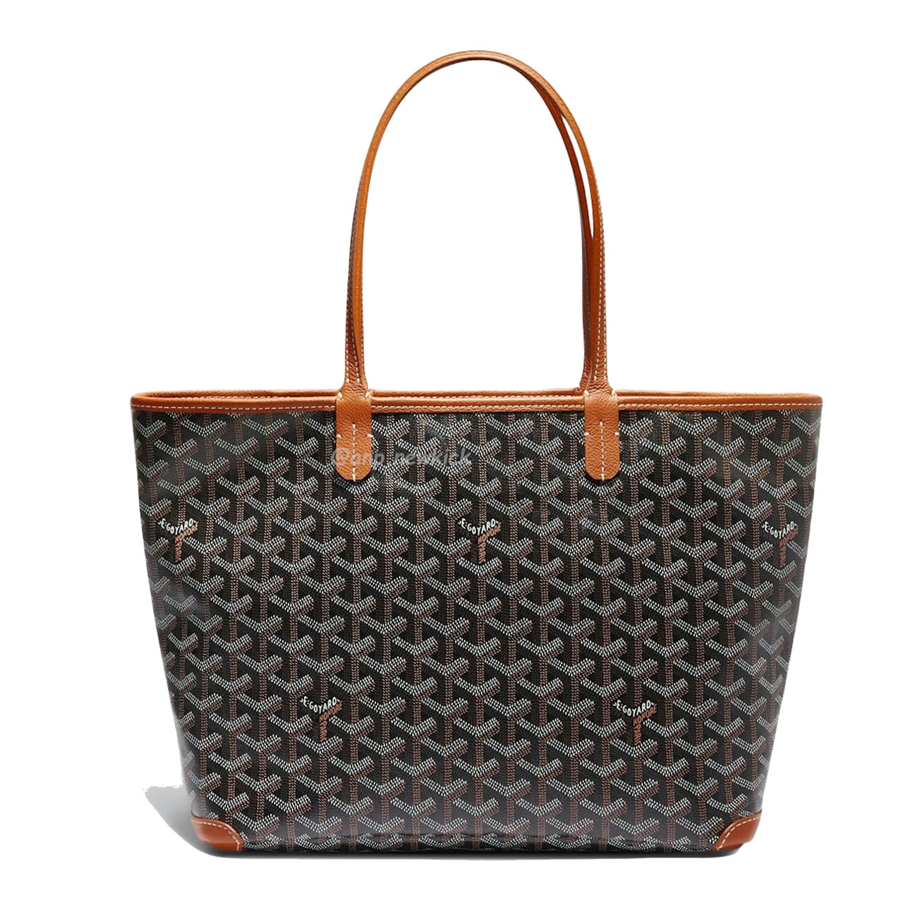 Goyard Artois Tote Pm Blacknatural Green Grey Red White Navy Blue Black Yellow (14) - newkick.vip