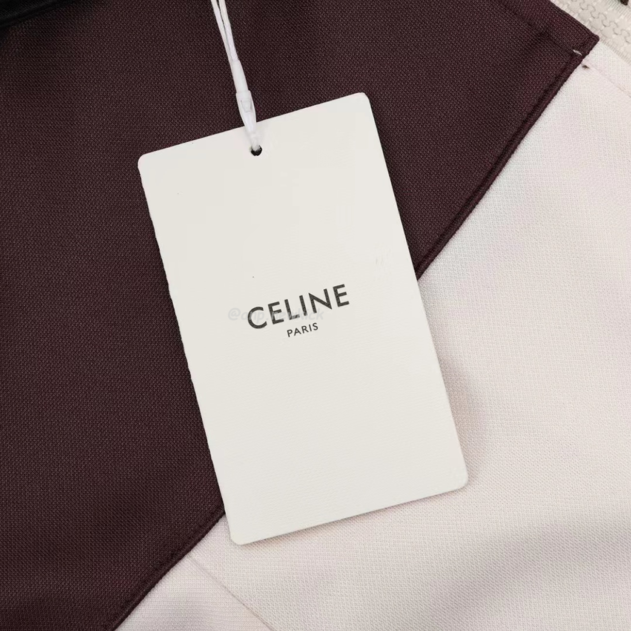 Celine Triomphe Logo Embroidered Zip Up Track Jacket (6) - newkick.vip