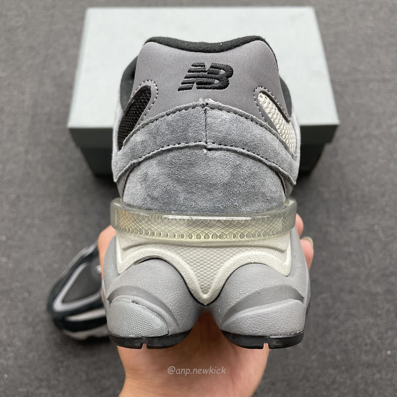 New Balance 9060 Black Castlerock Grey U9060blk (10) - newkick.vip