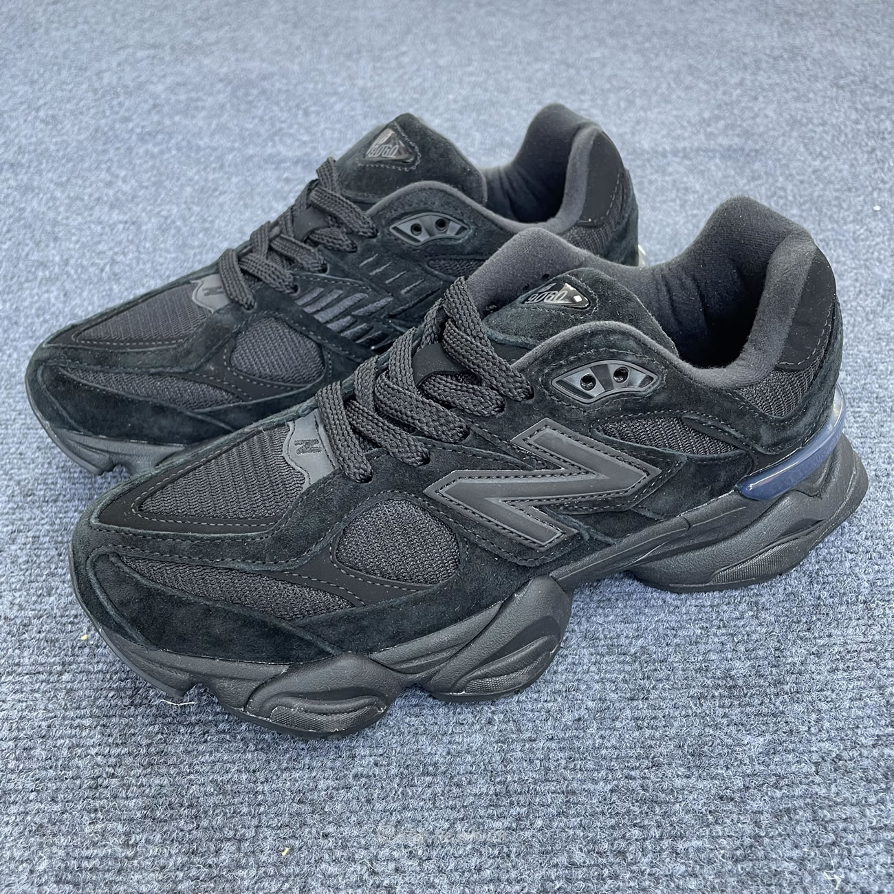 New Balance 9060 Triple Black U9060bpm (13) - newkick.vip