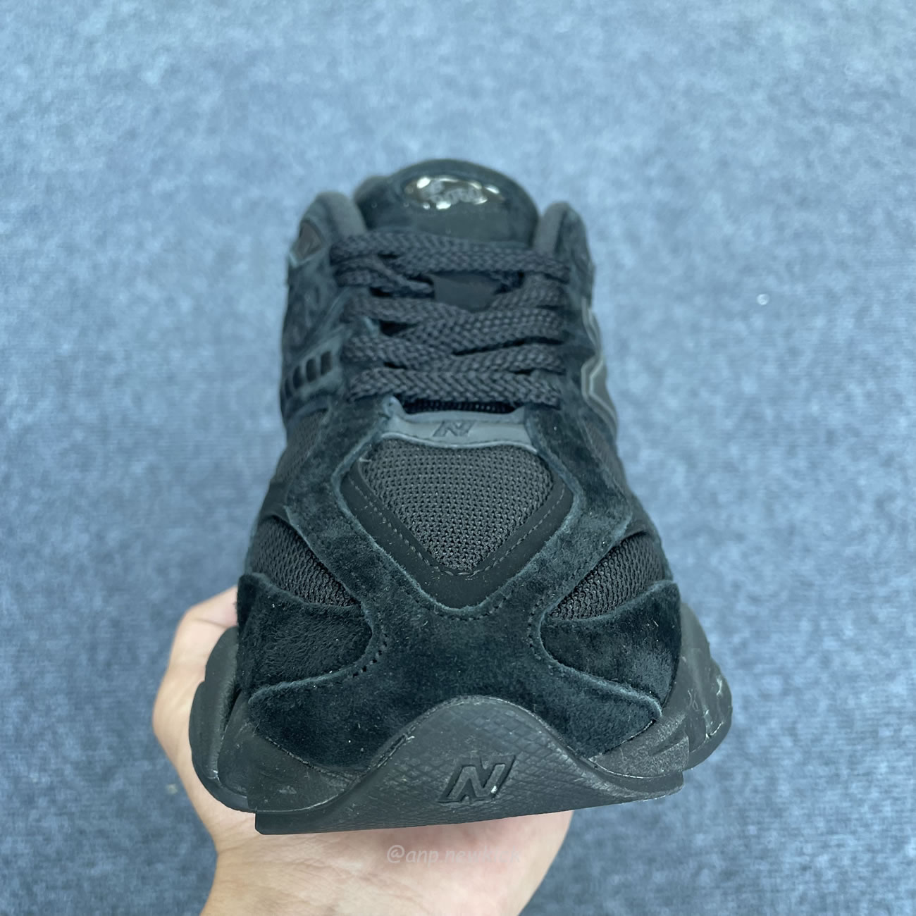 New Balance 9060 Triple Black U9060bpm (4) - newkick.vip