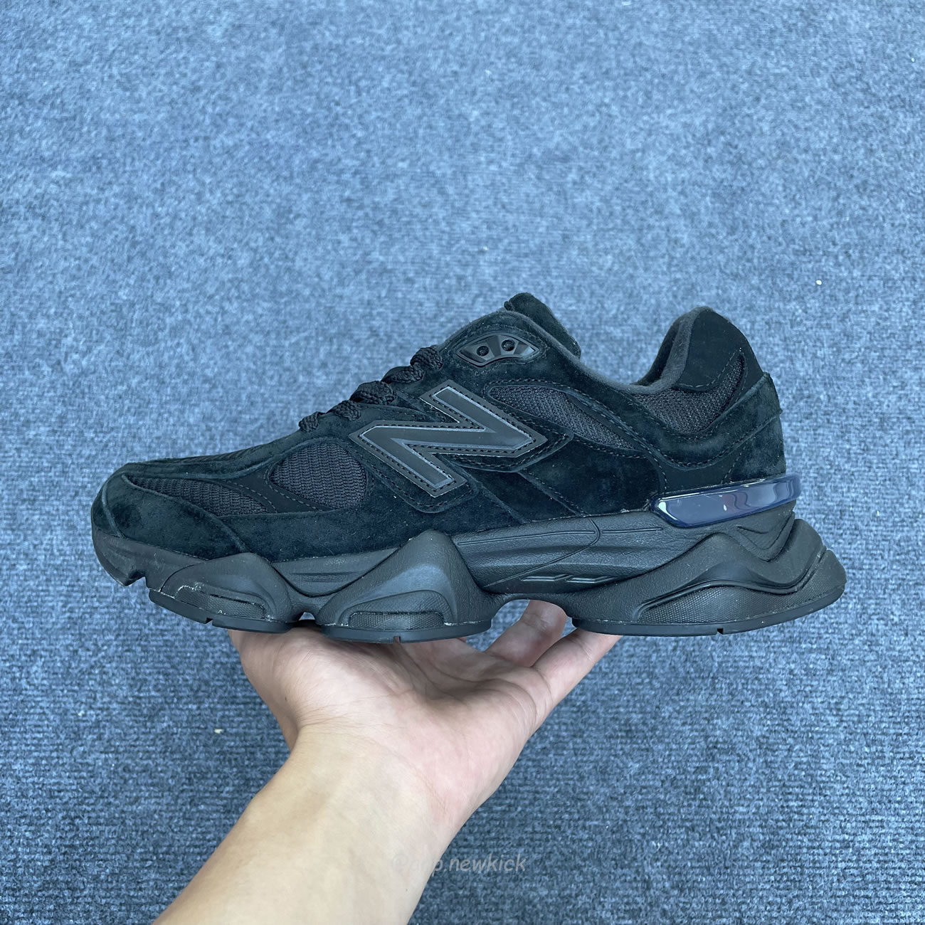 New Balance 9060 Triple Black U9060bpm (6) - newkick.vip