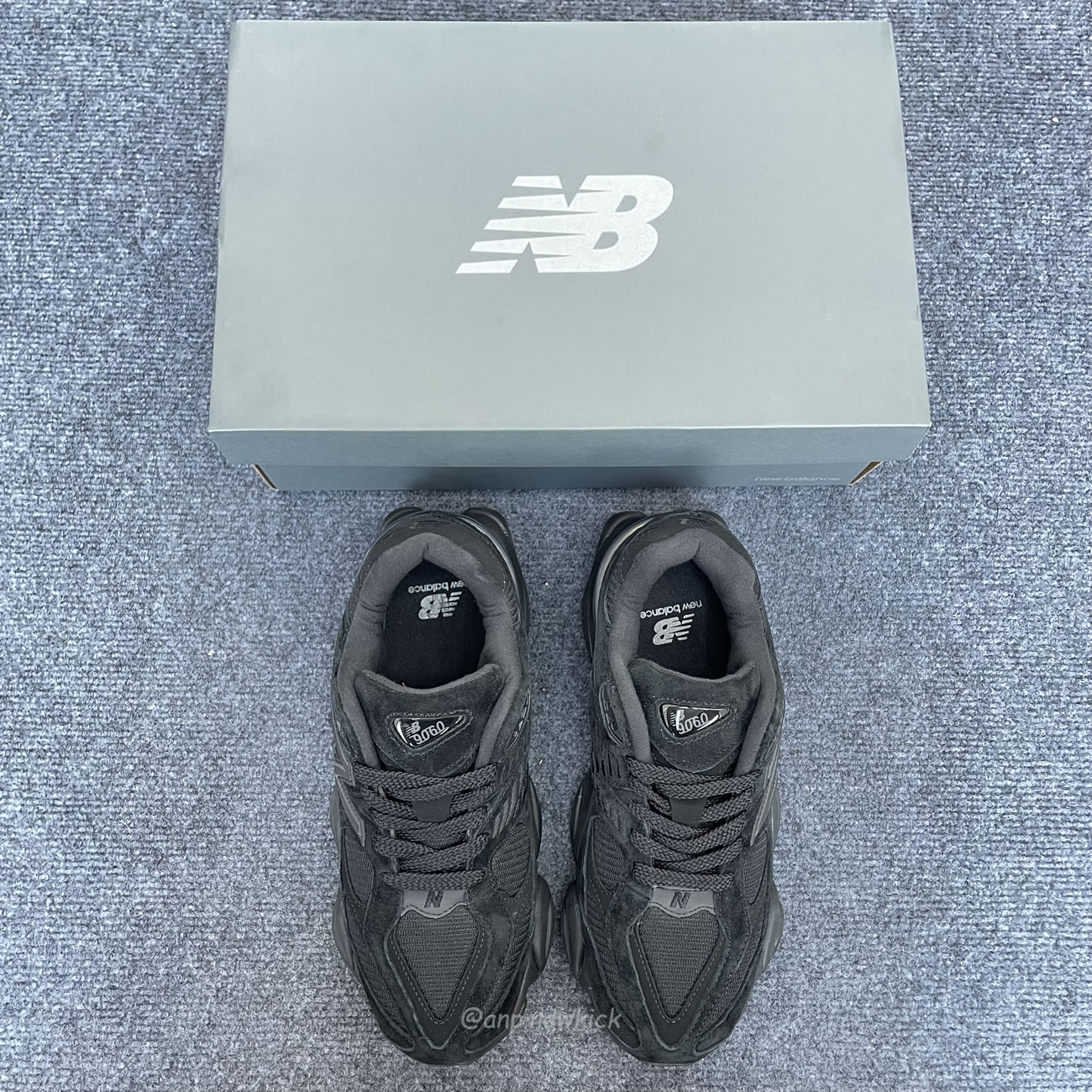 New Balance 9060 Triple Black U9060bpm (7) - newkick.vip