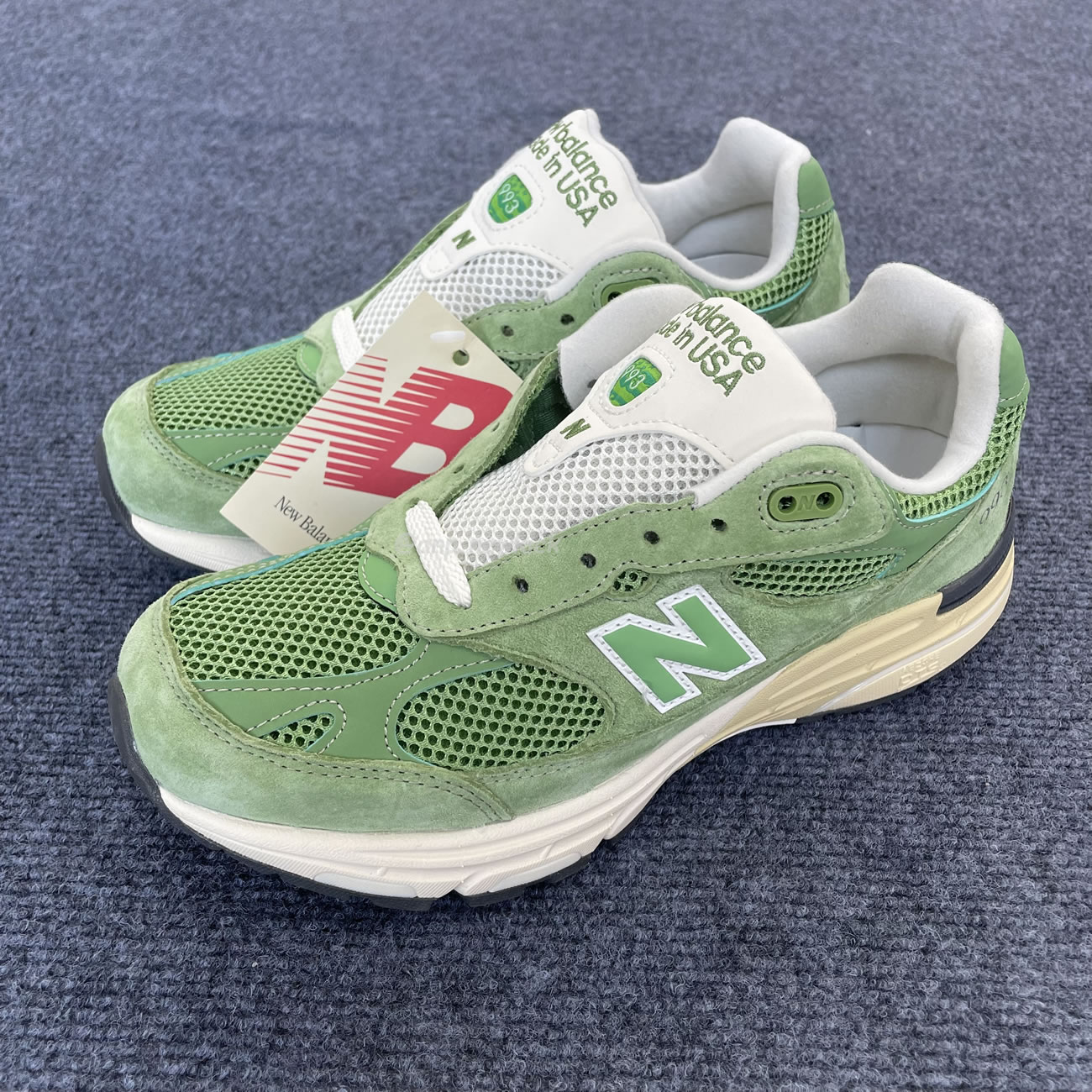 New Balance 993 Miusa Teddy Santis Chive U993gw (4) - newkick.vip