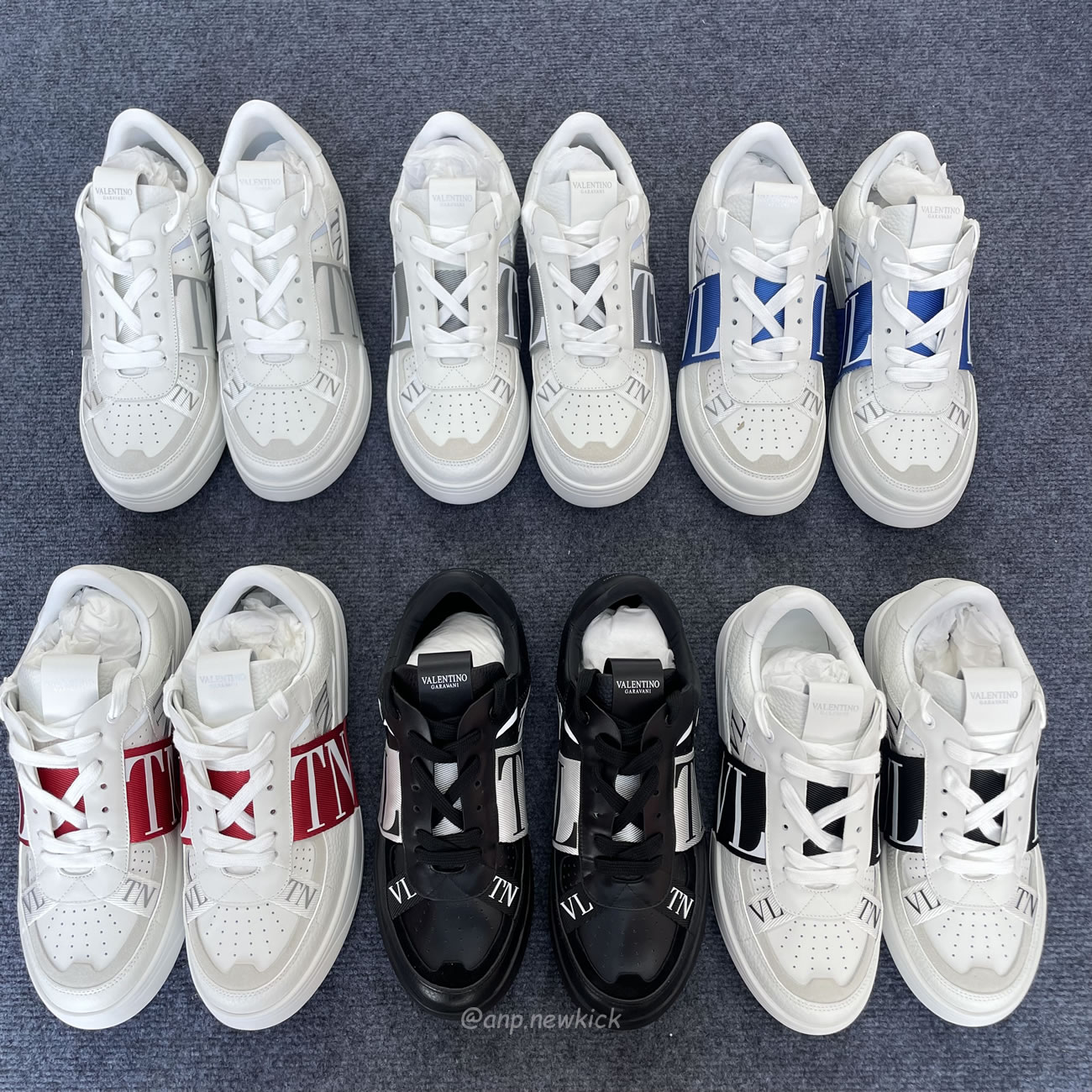 Valentino Garavani Vl7n Sneaker Low Top White Black Grey Red Blue Ys0c58wrq 24p (11) - newkick.vip