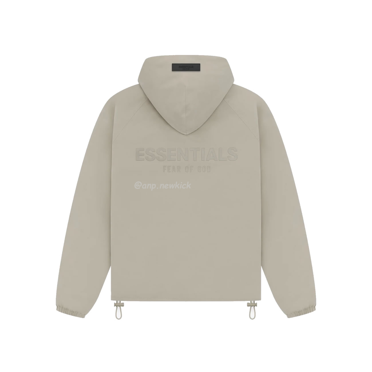 Fear Of God Essentials Fog 23fw Zipper Hooded Cotton Jacket Brown Black Elephant White S Xl (2) - newkick.vip