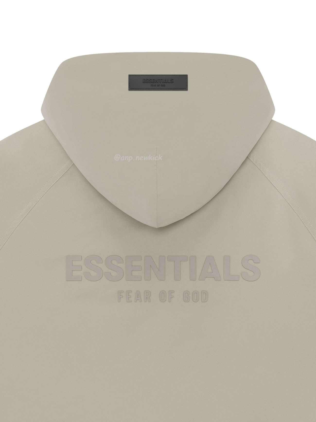 Fear Of God Essentials Fog 23fw Zipper Hooded Cotton Jacket Brown Black Elephant White S Xl (6) - newkick.vip