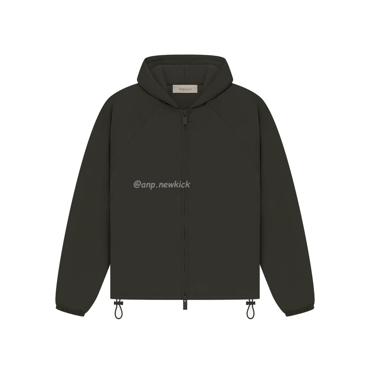 Fear Of God Essentials Fog 23fw Zipper Hooded Cotton Jacket Brown Black Elephant White S Xl (7) - newkick.vip