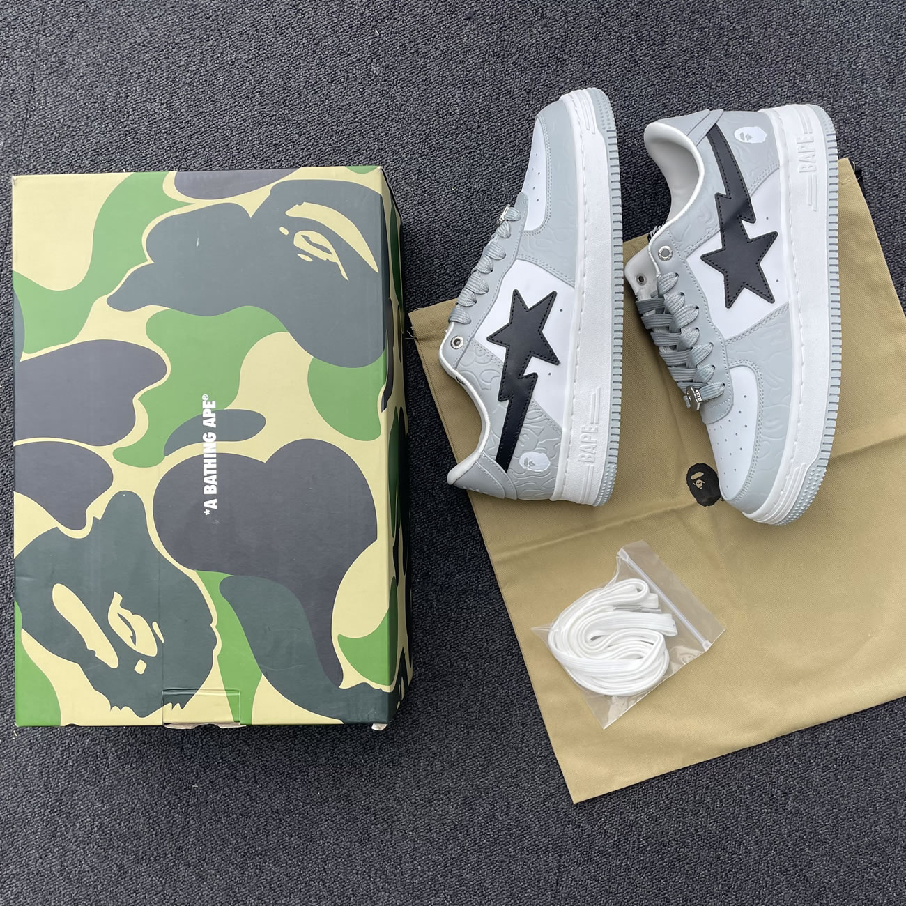 A Bathing Ape Bape Sta Low Black (21) - newkick.vip