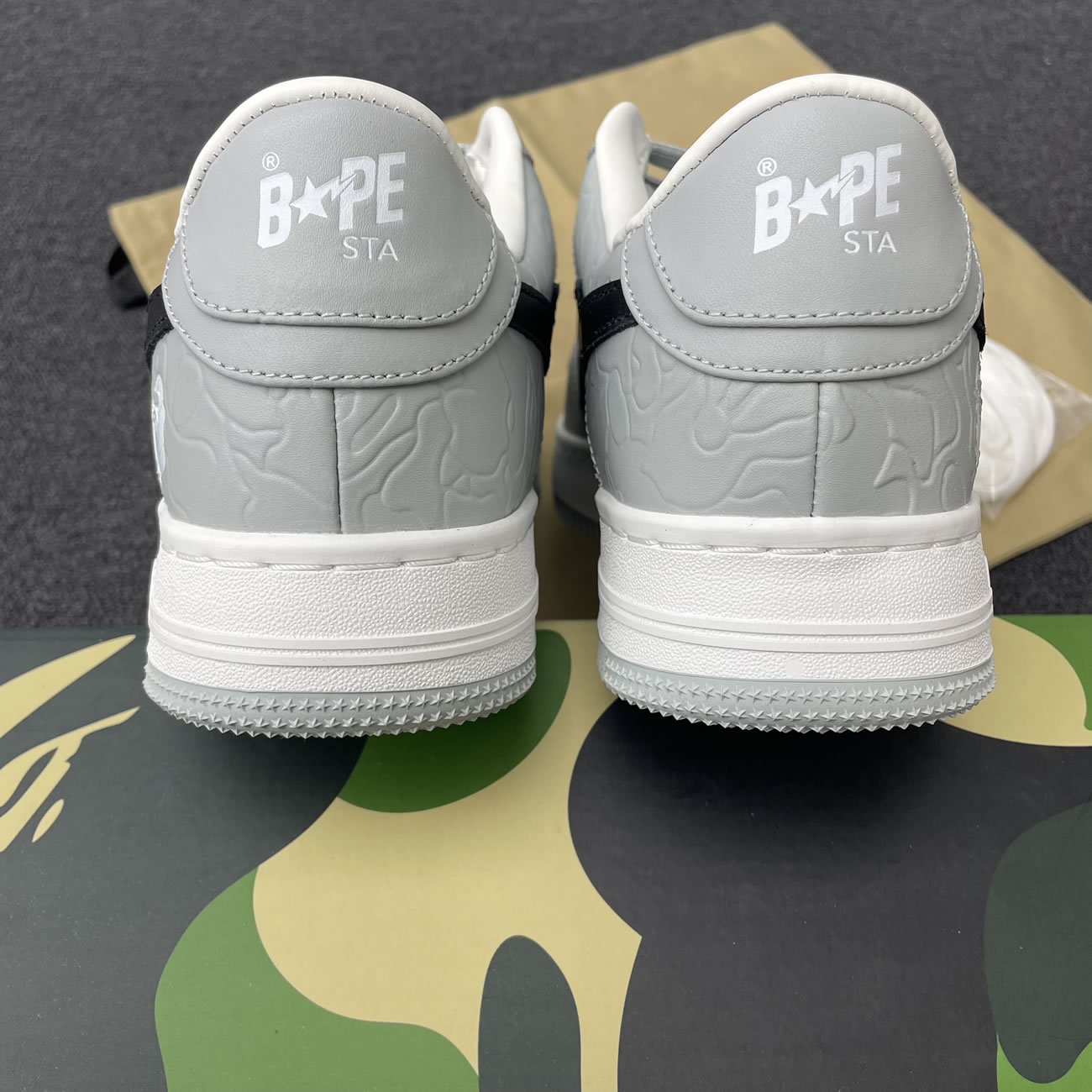 A Bathing Ape Bape Sta Low Black (22) - newkick.vip