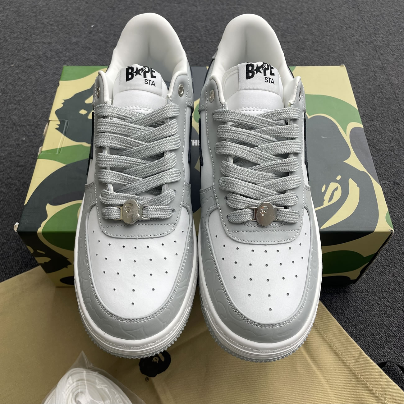 A Bathing Ape Bape Sta Low Black (23) - newkick.vip