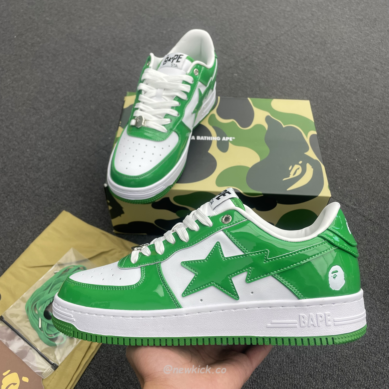 A Bathing Ape Bape Sta Low Black (37) - newkick.vip