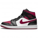 Air Jordan 1 Mid "Bred Toe" 554724-066 New Release Date