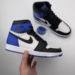 Black and Blue Jordan 1 "Fragment" 716371-040 Retro 1s