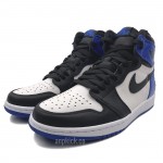 Black and Blue Jordan 1 "Fragment" 716371-040 Retro 1s