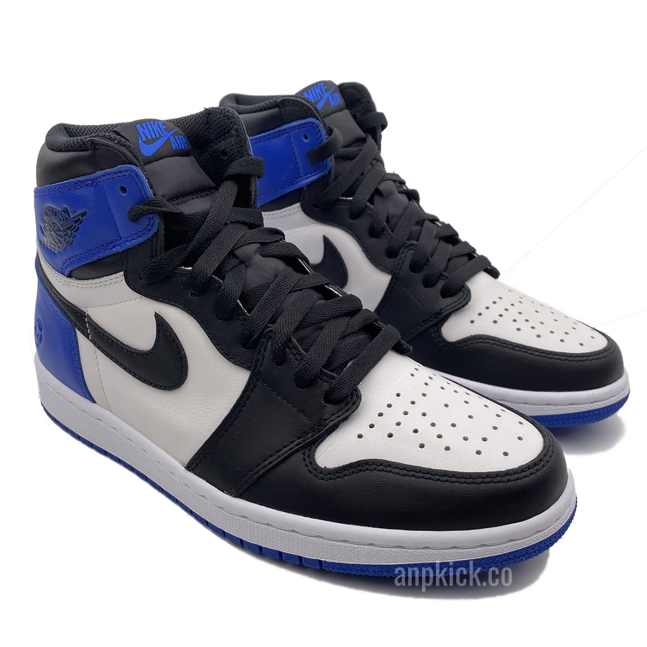 Black and Blue Jordan 1 "Fragment" 716371-040 Retro 1s