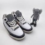 Kaws x Air Jordan 3 Fresh Water White/Light Grey New Release For Sale