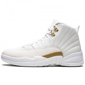 Air Jordan 12 Retro OVO "White / Metallic Gold" 873864-102