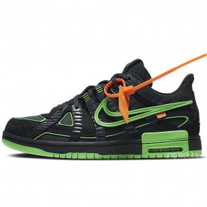 Off-White x Nike Air Rubber Dunk "Green Strike" Release Date CU6015-001