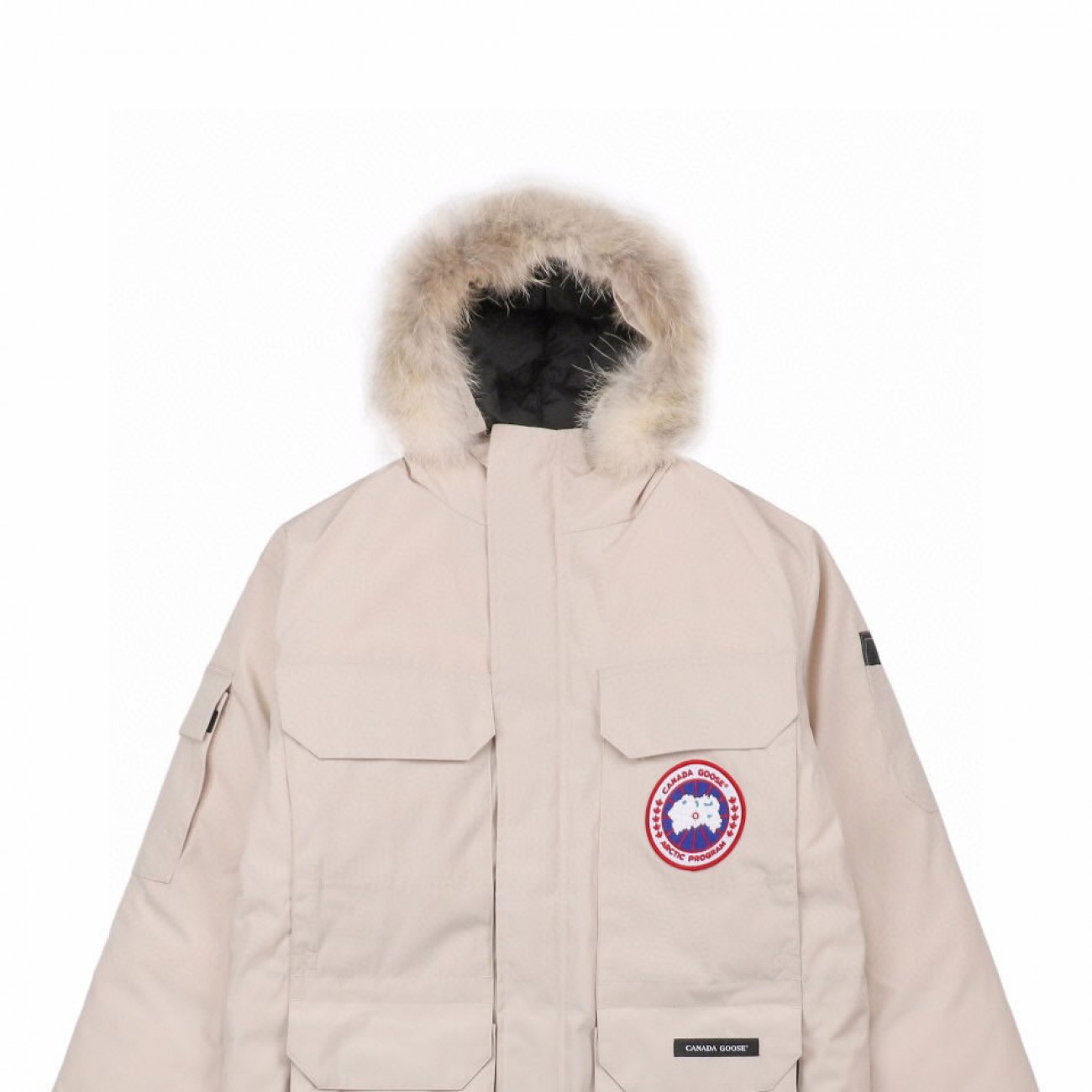 08 ' Canada Goose '19FW Expedition 4660MA Down Jacket Coat "Cream White"