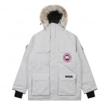 08 ' Canada Goose '19FW Expedition 4660MA Down Jacket Coat "Silver White"