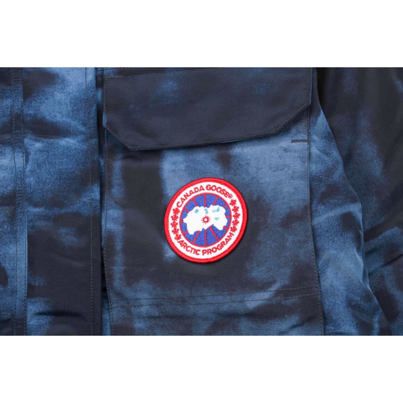 09 ' Canada Goose '19FW Expedition 4660LA Down Jacket Coat "Camouflage Blue"