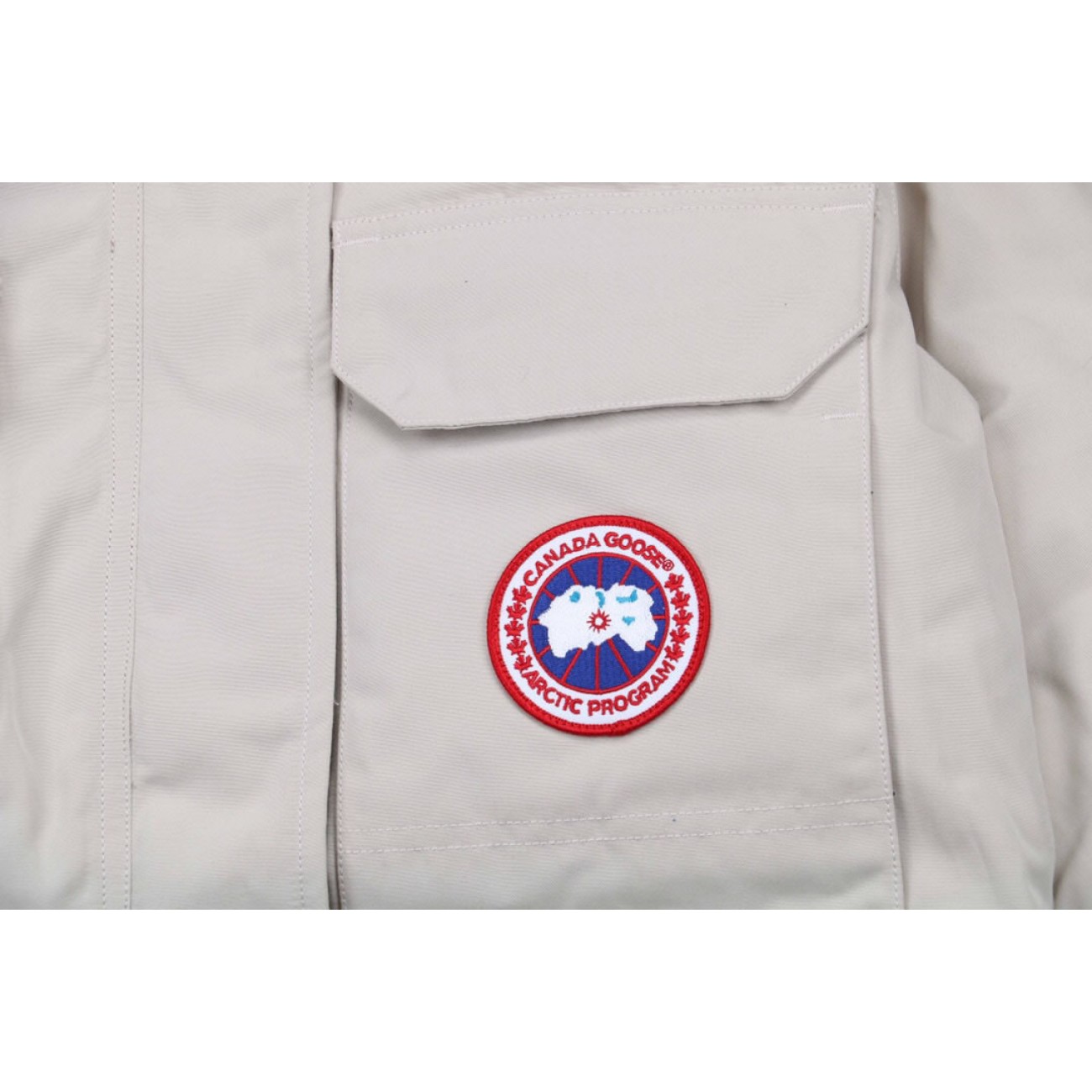 09 ' Canada Goose '19FW Expedition 4660LA Down Jacket Coat "Cream White"