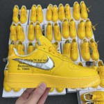 Off-White x Nike Air Force 1 "University Gold" DD1876-700