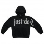 Nike Just Do It Hoodie Black & Orange