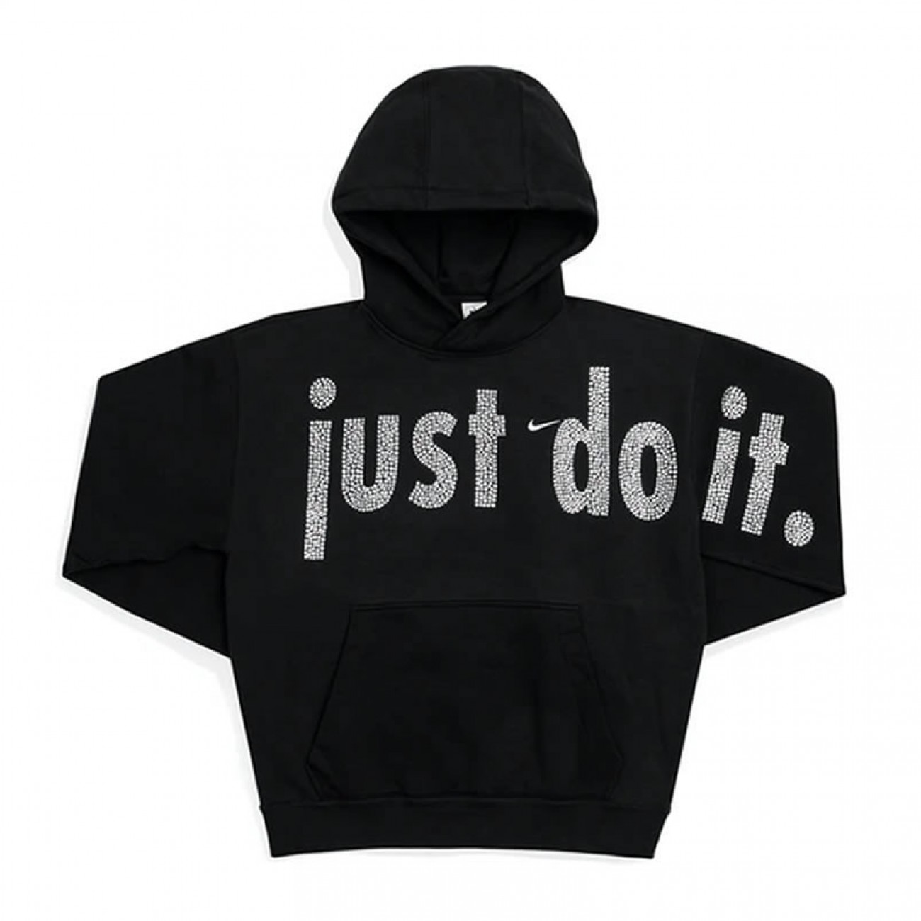 Nike Just Do It Hoodie Black & Orange