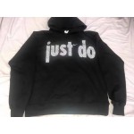 Nike Just Do It Hoodie Black & Orange