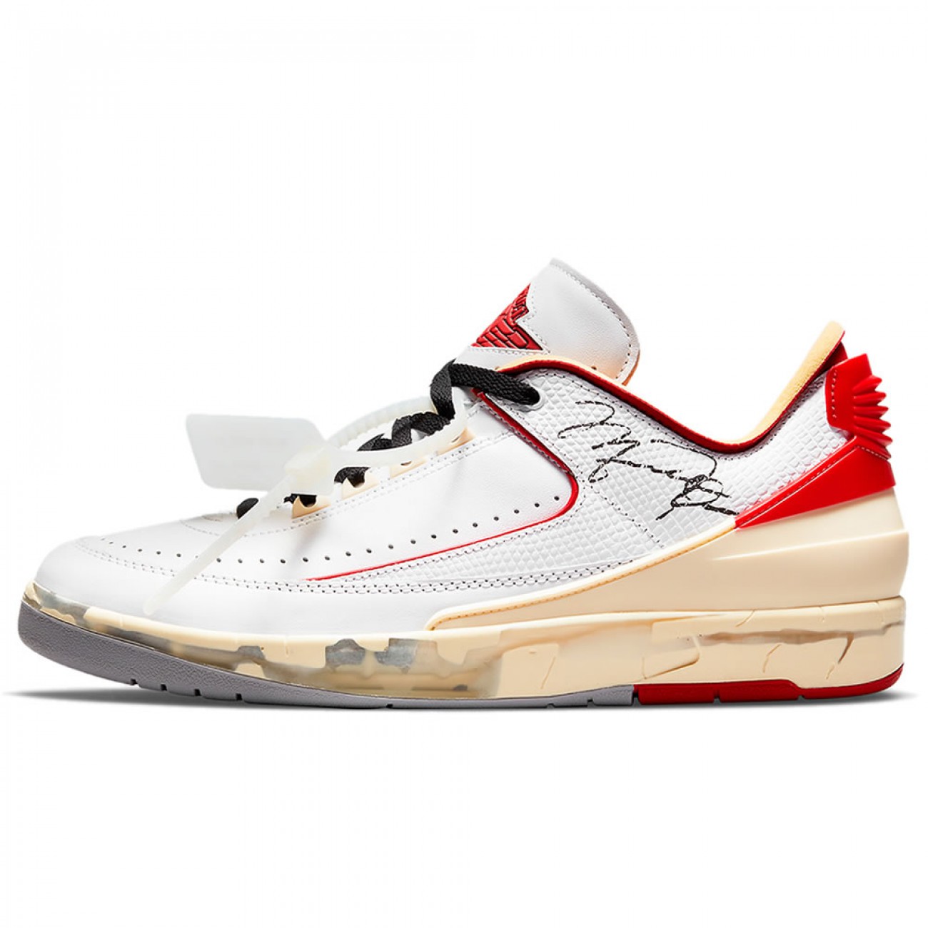 Off-White x Air Jordan 2 Low "White/Red" & "Black/Blue"