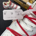 Off-White x Nike SB Dunk Low Lot 33 of 50 "Sail/Neutral Grey-Chile Red" DJ0950-118