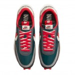 sacai x Undercover x Nike LDWaffle "Midnight Spruce/University Red" DJ4877-300