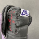 Travis Scott x Air Jordan 1 High OG SP "Purple/Black" Custom Making