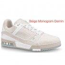 Beige Monogram Demin 