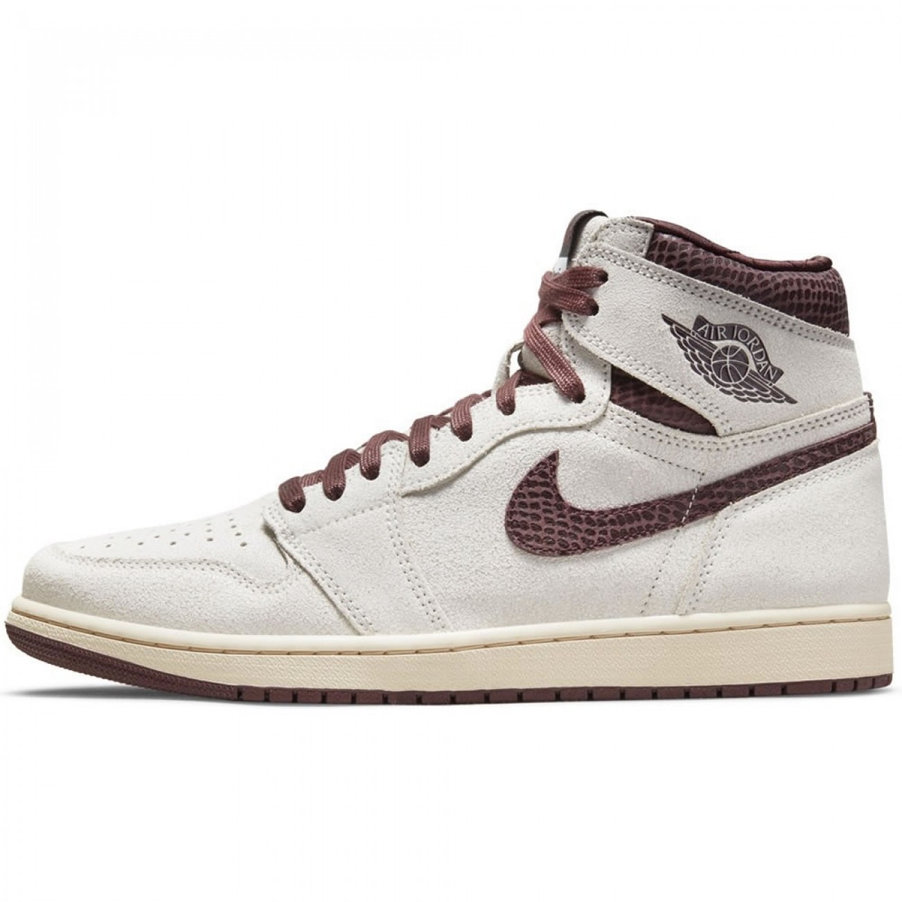 A Ma Maniére x Air Jordan 1 High OG "Sail and Burgundy" DO7097-100