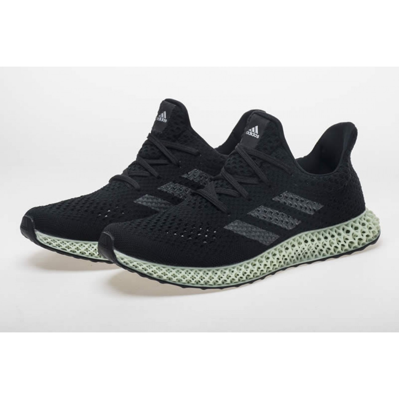 Adidas Futurecraft 4D Future Craft LA BD7701BLACK/WHITE Green