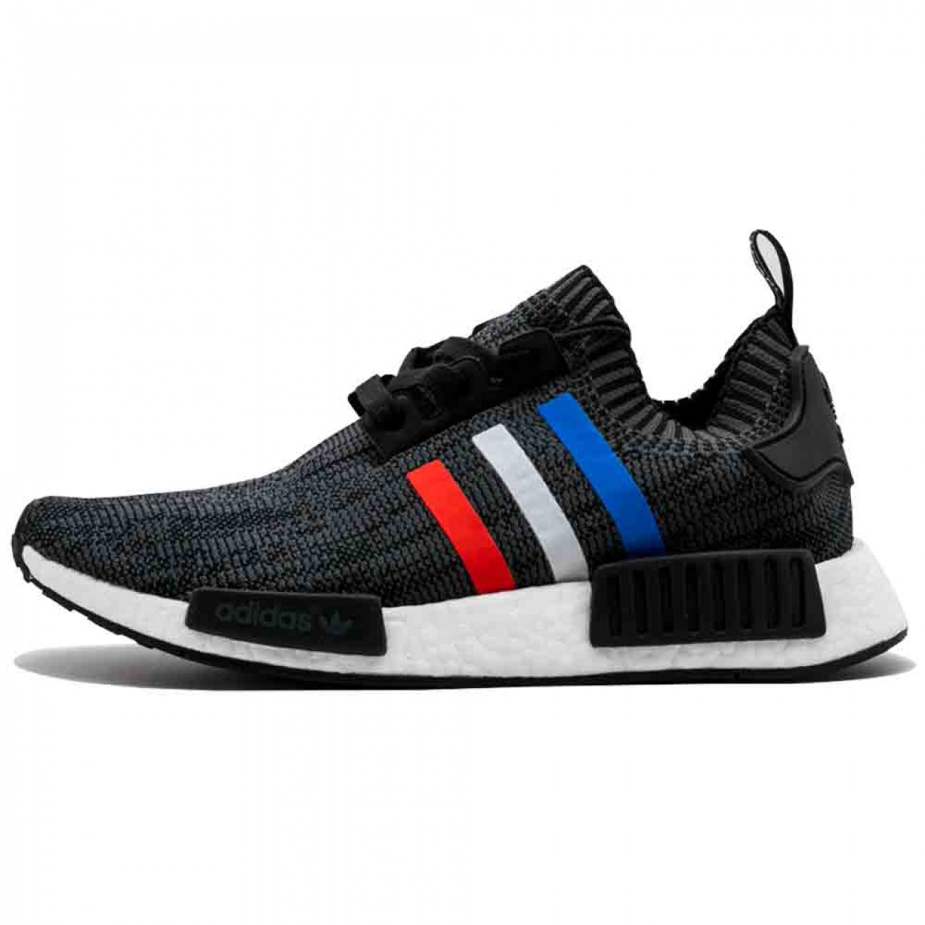 ADIDAS NMD R1 PRIMEKNIT TRICOLOR BLACK