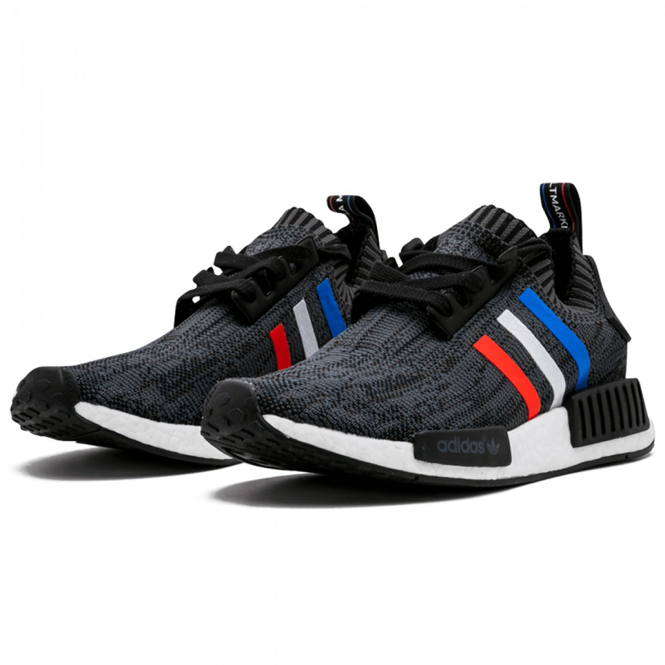 ADIDAS NMD R1 PRIMEKNIT TRICOLOR BLACK