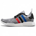 ADIDAS NMD R1 PRIMEKNIT TRICOLOR WHITE